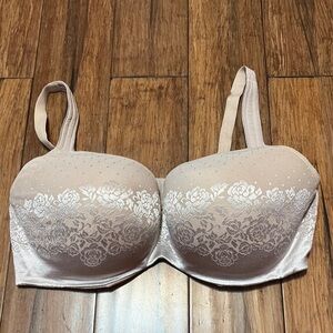 Soma 40G Bra Beige Stunning Support 79984 Lace Floral